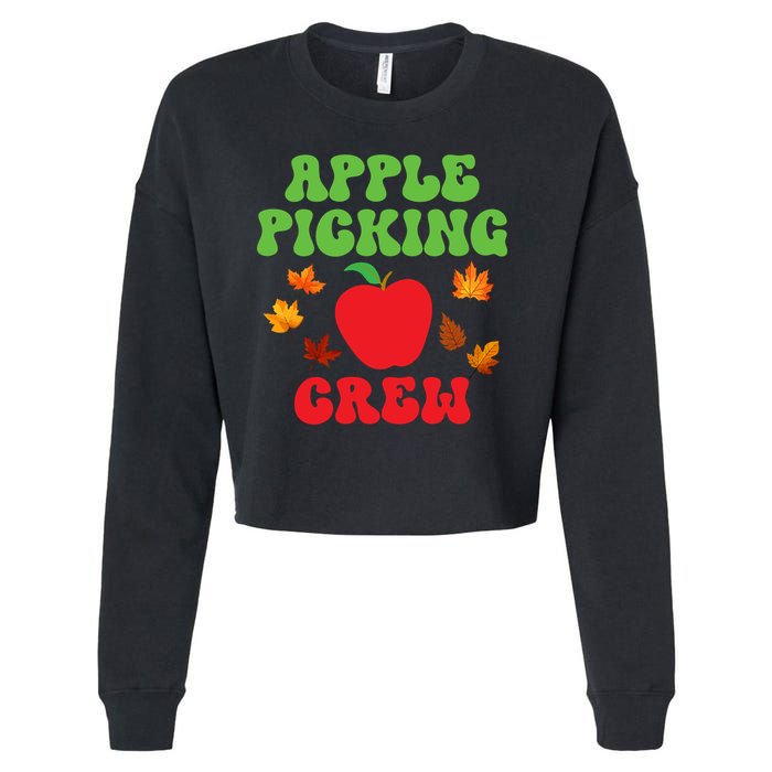Apple Picking Crew Fall Family Outfit Autumn Fall Apple Lover Apple Picking Cropped Pullover Crew