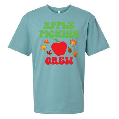 Apple Picking Crew Fall Family Outfit Autumn Fall Apple Lover Apple Picking Sueded Cloud Jersey T-Shirt