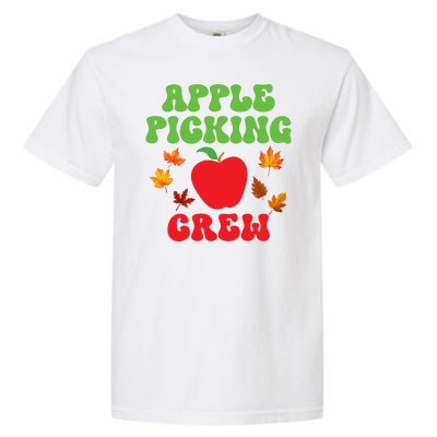 Apple Picking Crew Fall Family Outfit Autumn Fall Apple Lover Apple Picking Garment-Dyed Heavyweight T-Shirt