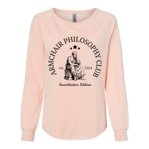 Armchair Philosophy Club Womens California Wash Sweatshirt