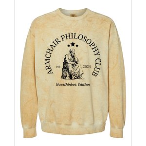 Armchair Philosophy Club Colorblast Crewneck Sweatshirt