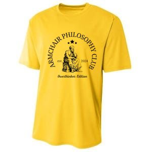 Armchair Philosophy Club Performance Sprint T-Shirt