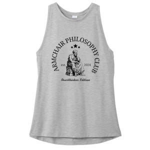 Armchair Philosophy Club Ladies PosiCharge Tri-Blend Wicking Tank