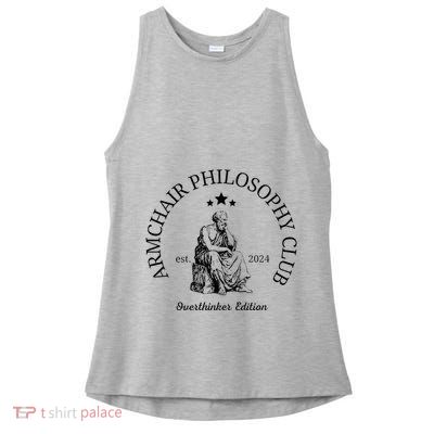 Armchair Philosophy Club Ladies PosiCharge Tri-Blend Wicking Tank