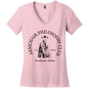 Armchair Philosophy Club Women's V-Neck T-Shirt