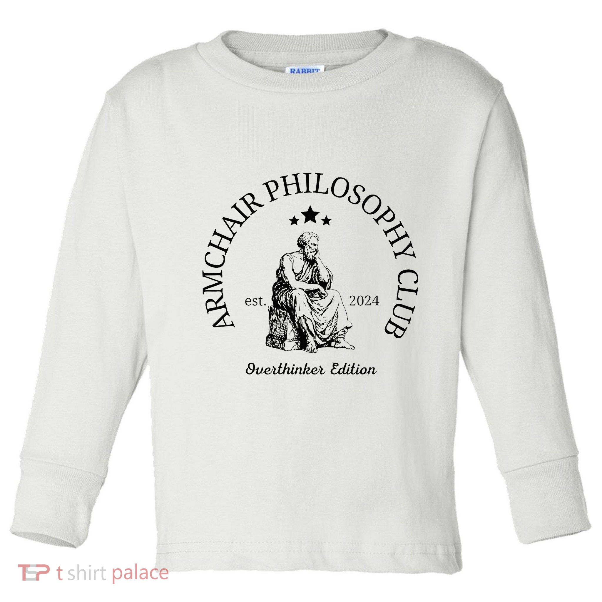 Armchair Philosophy Club Toddler Long Sleeve Shirt