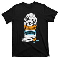 Antidepressant Poodle Cute Animal Pet Dog Lover Owner Gift T-Shirt