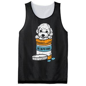 Antidepressant Poodle Cute Animal Pet Dog Lover Owner Gift Mesh Reversible Basketball Jersey Tank