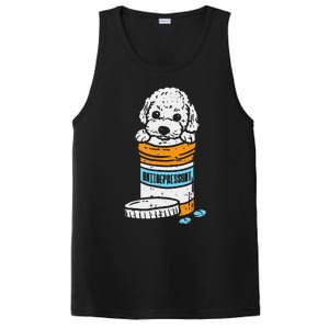 Antidepressant Poodle Cute Animal Pet Dog Lover Owner Gift PosiCharge Competitor Tank