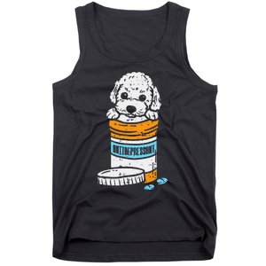 Antidepressant Poodle Cute Animal Pet Dog Lover Owner Gift Tank Top