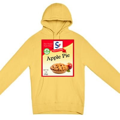 Apple Pie Condiment Costume Holiday Spice Costumes Premium Pullover Hoodie