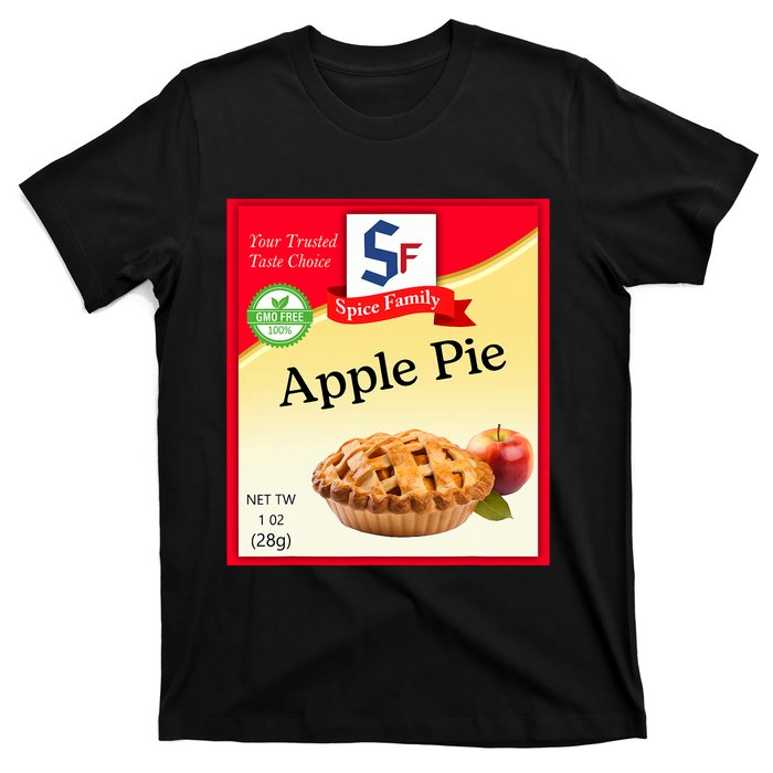 Apple Pie Condiment Costume Holiday Spice Costumes T-Shirt