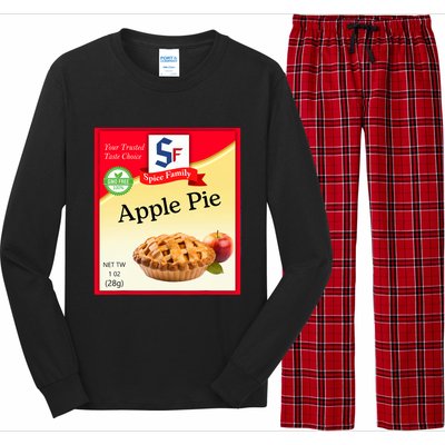 Apple Pie Condiment Costume Holiday Spice Costumes Long Sleeve Pajama Set