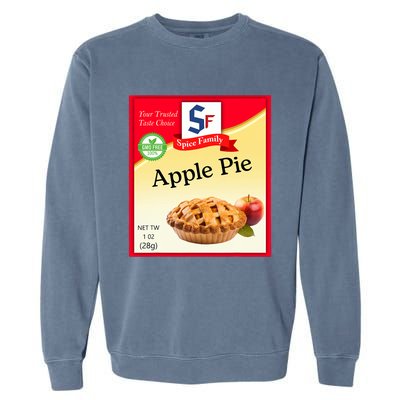 Apple Pie Condiment Costume Holiday Spice Costumes Garment-Dyed Sweatshirt