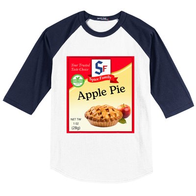 Apple Pie Condiment Costume Holiday Spice Costumes Baseball Sleeve Shirt