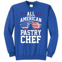 Allamerican Pastry Chef 4th Of July Patriotic American Flag Gift Sweatshirt