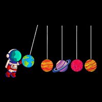Astrophysicist Planet Cradle Astronomy Daily Commute Backpack