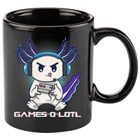 Axolotl Playing Console Video Games Gamesolotl Gaming 11oz C Handle Ceramic Mug
