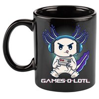 Axolotl Playing Console Video Games Gamesolotl Gaming 11oz C Handle Ceramic Mug