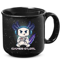 Axolotl Playing Console Video Games Gamesolotl Gaming 15oz Campfire Ceramic Mug