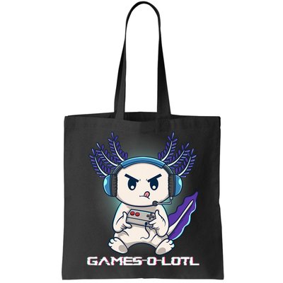 Axolotl Playing Console Video Games Gamesolotl Gaming Bag