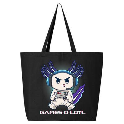Axolotl Playing Console Video Games Gamesolotl Gaming 25L Jumbo Tote