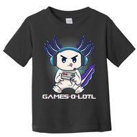 Axolotl Playing Console Video Games Gamesolotl Gaming Toddler T-Shirt