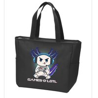 Axolotl Playing Console Video Games Gamesolotl Gaming Zip Tote Bag