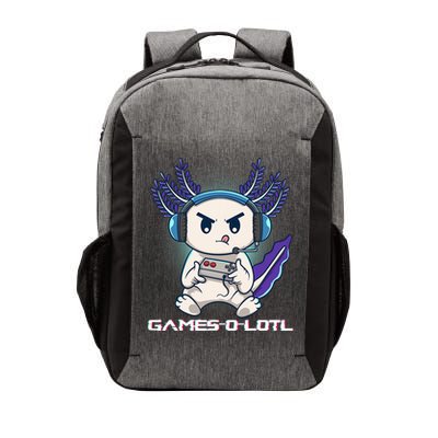 Axolotl Playing Console Video Games Gamesolotl Gaming Vector Backpack
