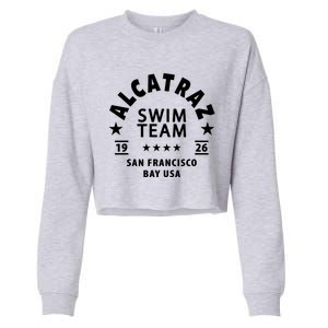 Alcatraz Prison Clothing Gift Alcatraz Swim Team Gift Cropped Pullover Crew