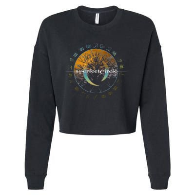 A Perfect Circle Woodland Cropped Pullover Crew