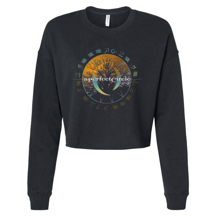 A Perfect Circle Woodland Cropped Pullover Crew