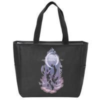 A Perfect Circle Thanks For All The Fish Zip Tote Bag