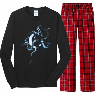 A Perfect Circle Glowing Octopus Long Sleeve Pajama Set