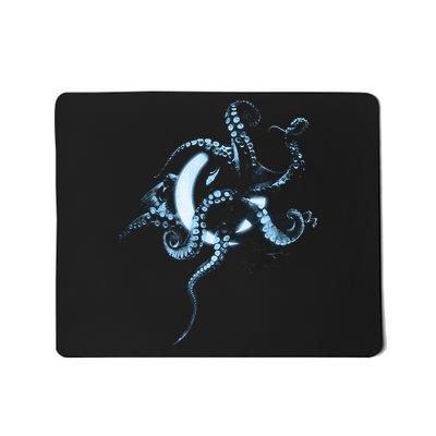 A Perfect Circle Glowing Octopus Mousepad