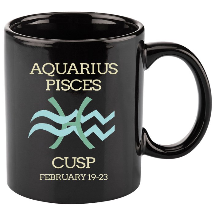 Aquarius Pisces Cusp Zodiac Horoscope 11oz C Handle Ceramic Mug