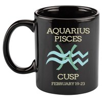 Aquarius Pisces Cusp Zodiac Horoscope 11oz C Handle Ceramic Mug