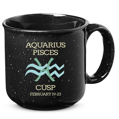 Aquarius Pisces Cusp Zodiac Horoscope 15oz Campfire Ceramic Mug