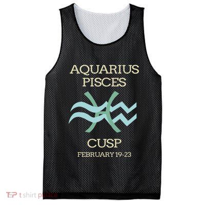 Aquarius Pisces Cusp Zodiac Horoscope Mesh Reversible Basketball Jersey Tank