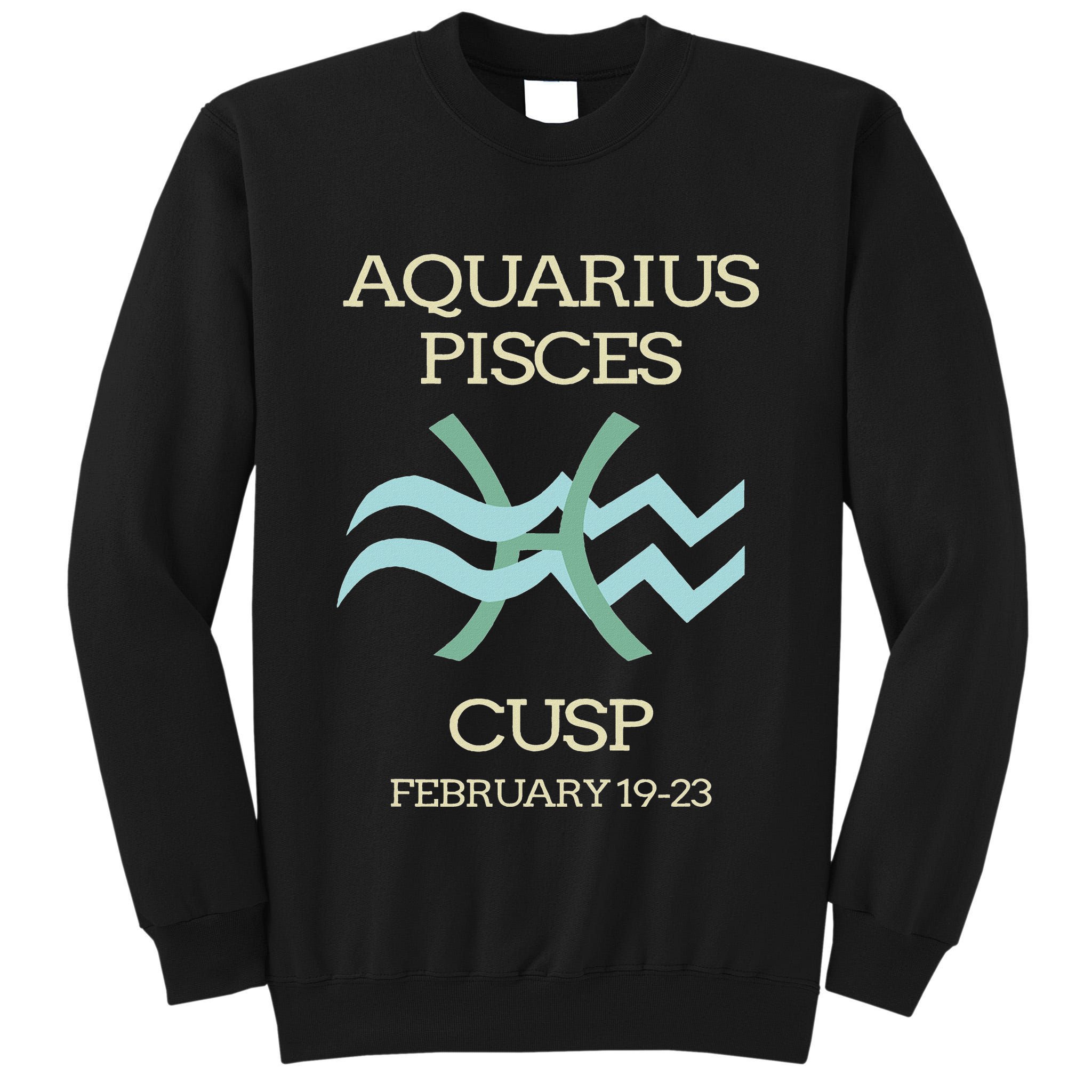 Aquarius Pisces Cusp Zodiac Horoscope Tall Sweatshirt
