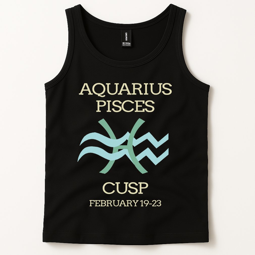 Aquarius Pisces Cusp Zodiac Horoscope Tank Top