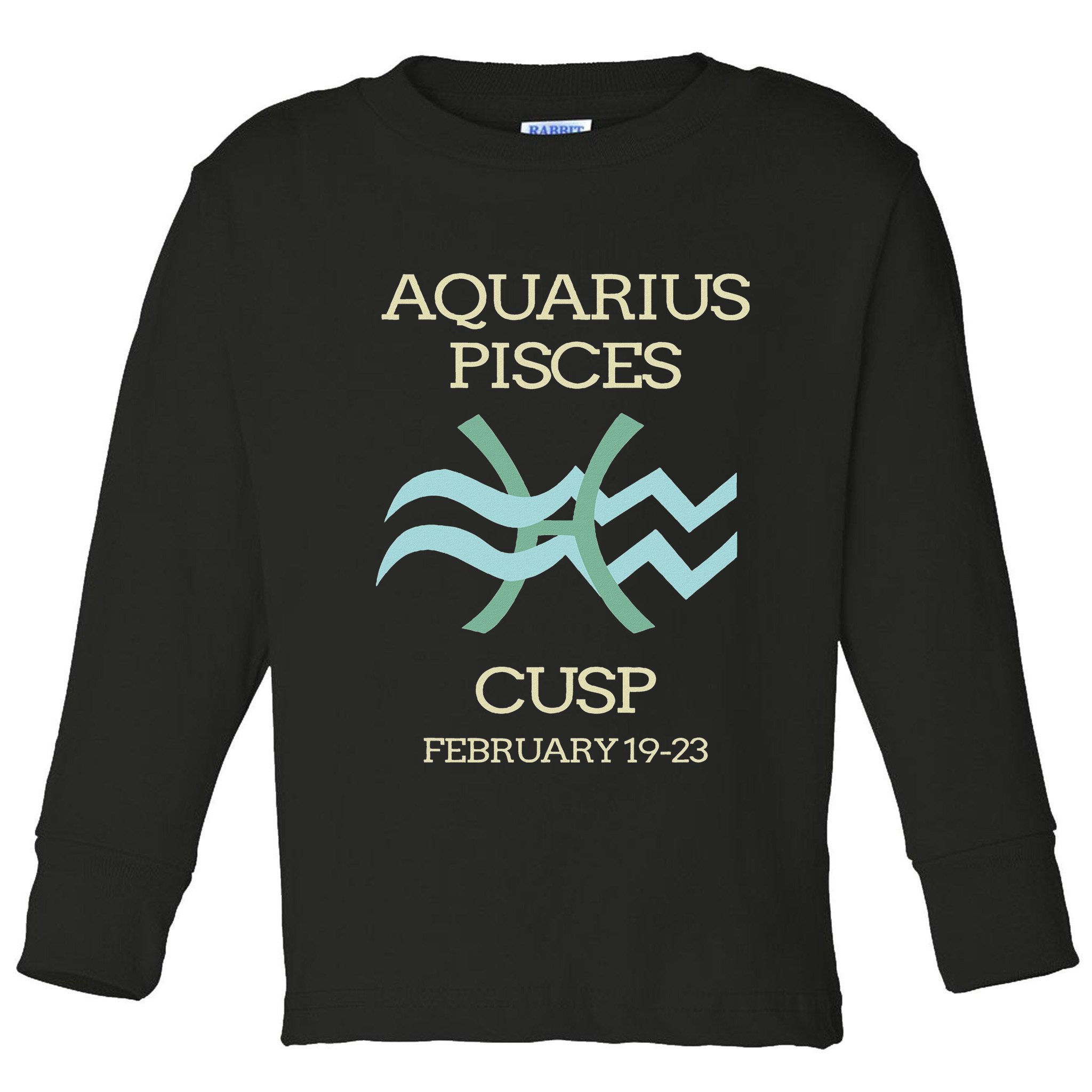 Aquarius Pisces Cusp Zodiac Horoscope Toddler Long Sleeve Shirt