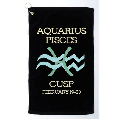 Aquarius Pisces Cusp Zodiac Horoscope Golf Towel
