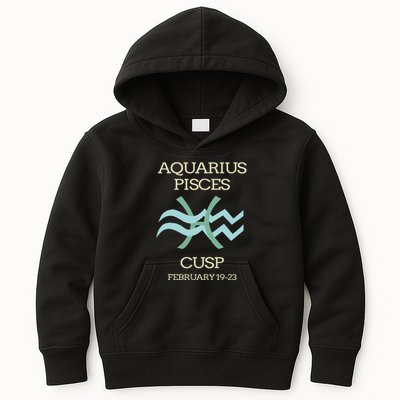 Aquarius Pisces Cusp Zodiac Horoscope Kids Hoodie