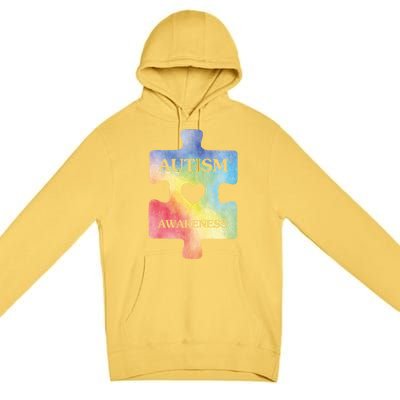 Autism Puzzle Clothing Cute Autism Awareness Funny Gift Premium Pullover Hoodie