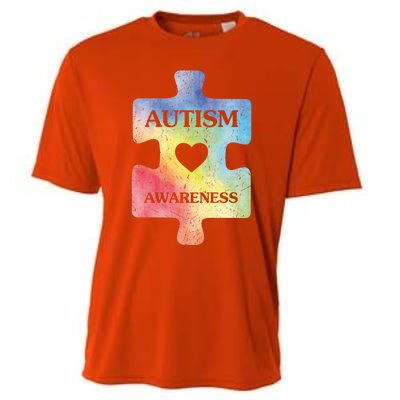 Autism Puzzle Clothing Cute Autism Awareness Funny Gift Cooling Performance Crew T-Shirt