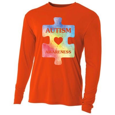 Autism Puzzle Clothing Cute Autism Awareness Funny Gift Cooling Performance Long Sleeve Crew