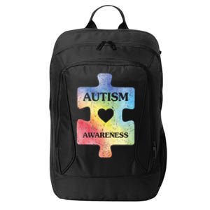 Autism Puzzle Clothing Cute Autism Awareness Funny Gift City Backpack