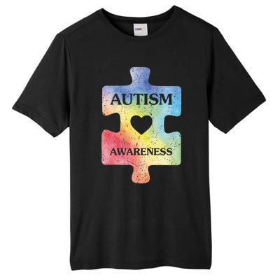 Autism Puzzle Clothing Cute Autism Awareness Funny Gift Tall Fusion ChromaSoft Performance T-Shirt