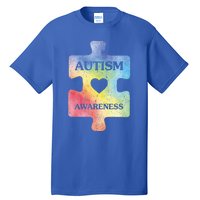 Autism Puzzle Clothing Cute Autism Awareness Funny Gift Tall T-Shirt